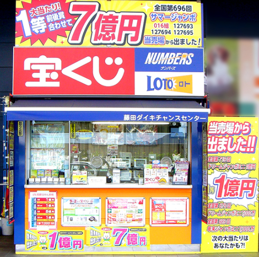 奈良で年末ジャンボ宝くじがよく当たる売り場の参考画像