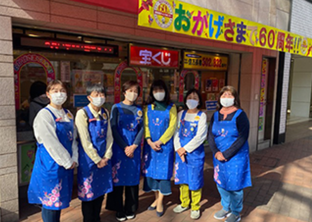 愛知県で年末ジャンボ宝くじがよく当たる売り場の参考画像
